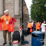 Missionaries at Ruins of St Paul's